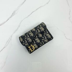 Christian Dior Saddle Bloom Card Holder